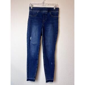 SPANX Distressed Ankle Denim Skinny Jeans - Women's Medium